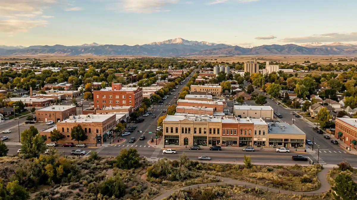 Public restroom locations mapped in Greeley, Colorado — 6 facilities across zip codes 80634