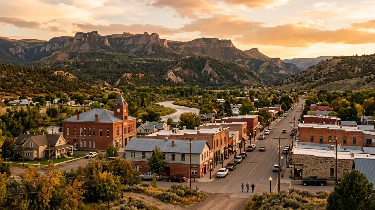 Public restroom locations mapped in Meeker, Colorado — 4 facilities across the city
