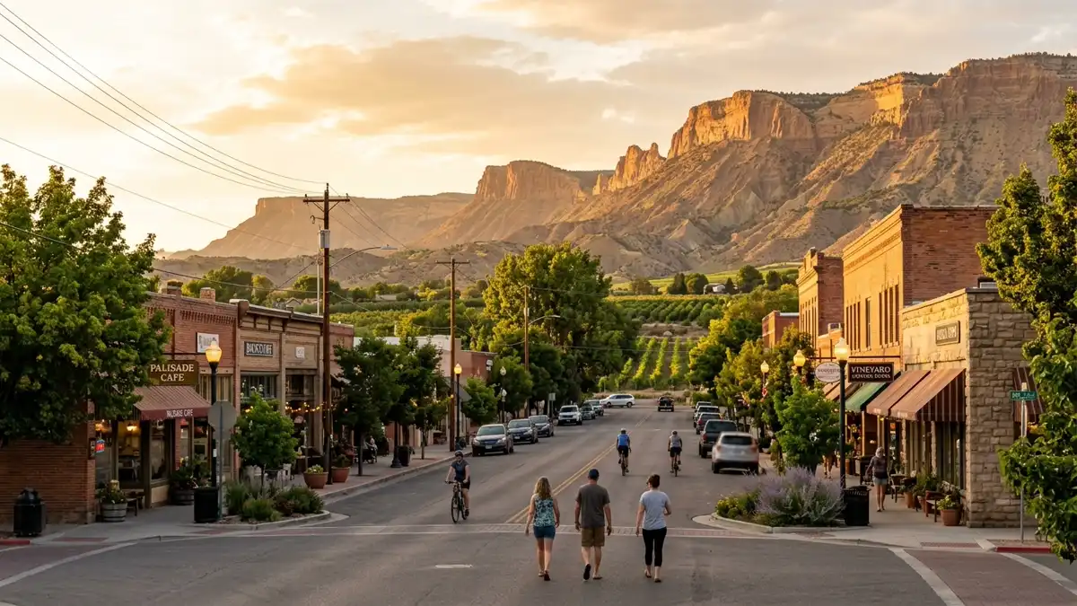 Public restroom locations mapped in Palisade, Colorado — 6 facilities across zip codes 81526