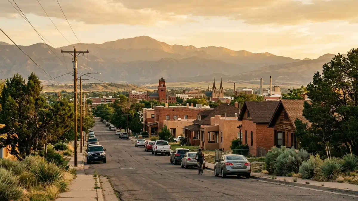 Public restroom locations mapped in Pueblo County, Colorado — 56 facilities across zip codes 81019
