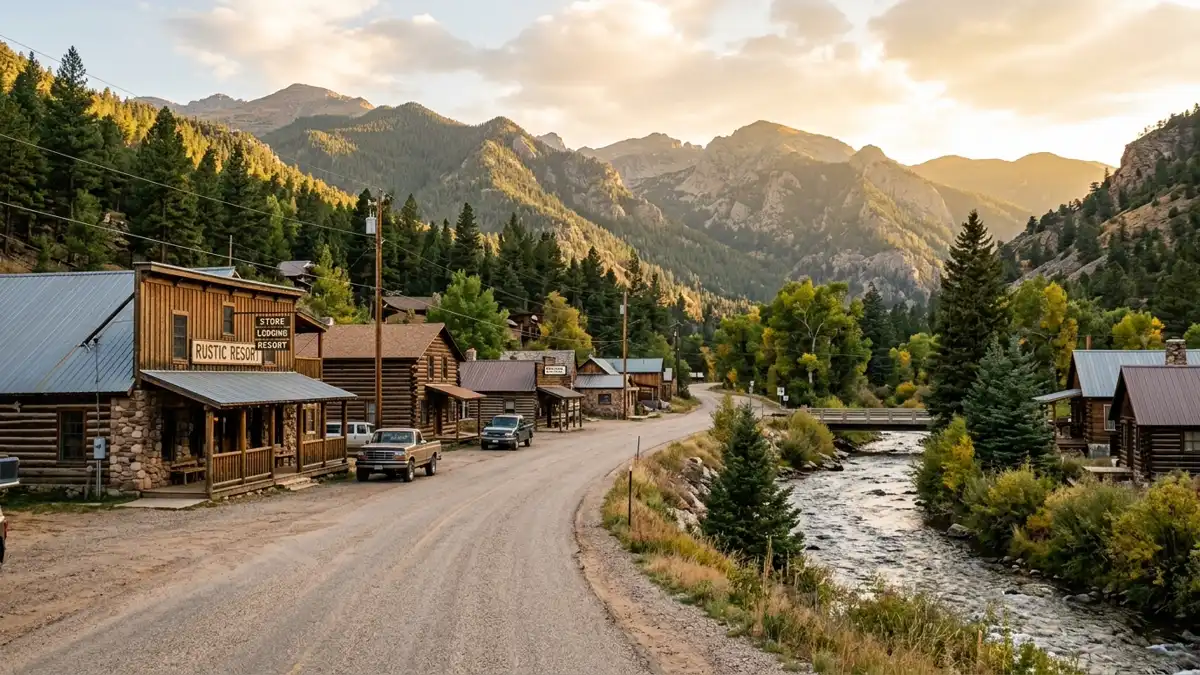 Public restroom locations mapped in Rustic, Colorado — 6 facilities across zip codes 80512