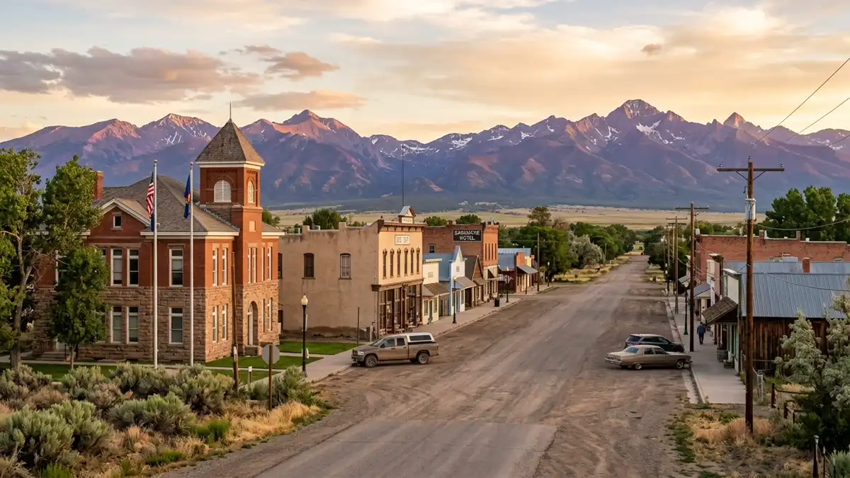 Public restroom locations mapped in Saguache County, Colorado — 31 facilities across zip codes 81131, 81136, 81143