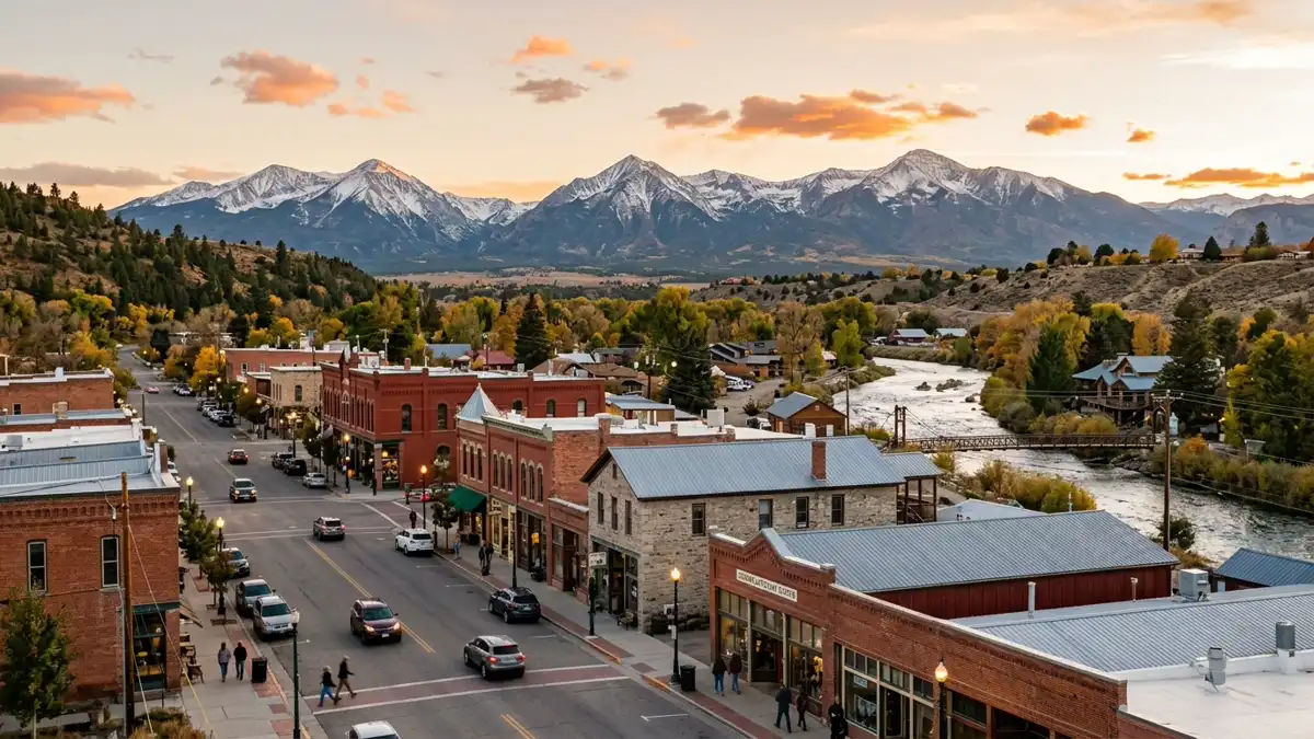 Public restroom locations mapped in Salida, Colorado — 11 facilities across zip codes 81201
