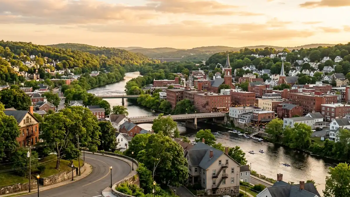 Public restroom locations mapped in Derby, Connecticut — 44 facilities across zip codes 06401, 06418