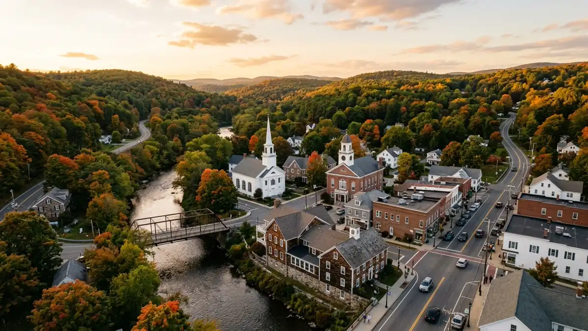 Public restroom locations mapped in New Hartford, Connecticut — 12 facilities across zip codes 06098