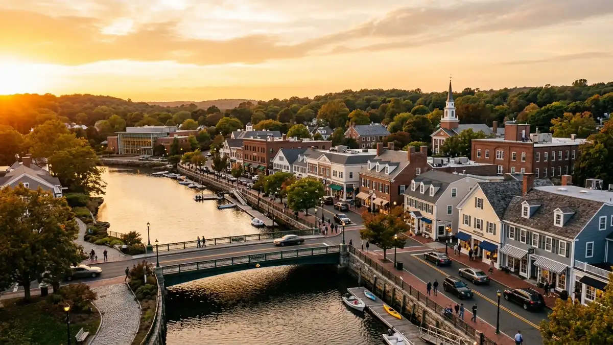 Public restroom locations mapped in Westport, Connecticut — 58 facilities across zip codes 06880, 06890