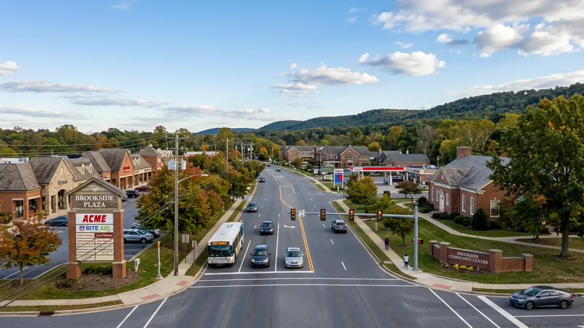 Public restroom locations mapped in Brookside, Delaware — 2 facilities across zip codes 19714