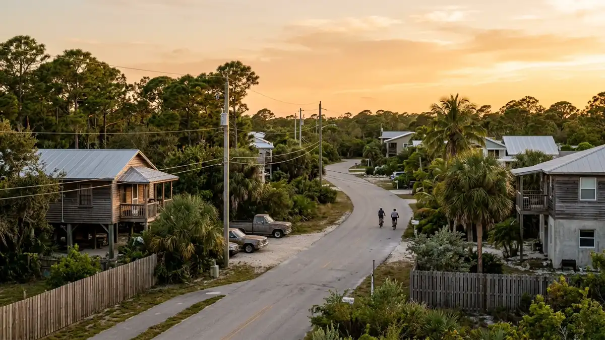 Public restroom locations mapped in Big Pine Key, Florida — 17 facilities across zip codes 33043