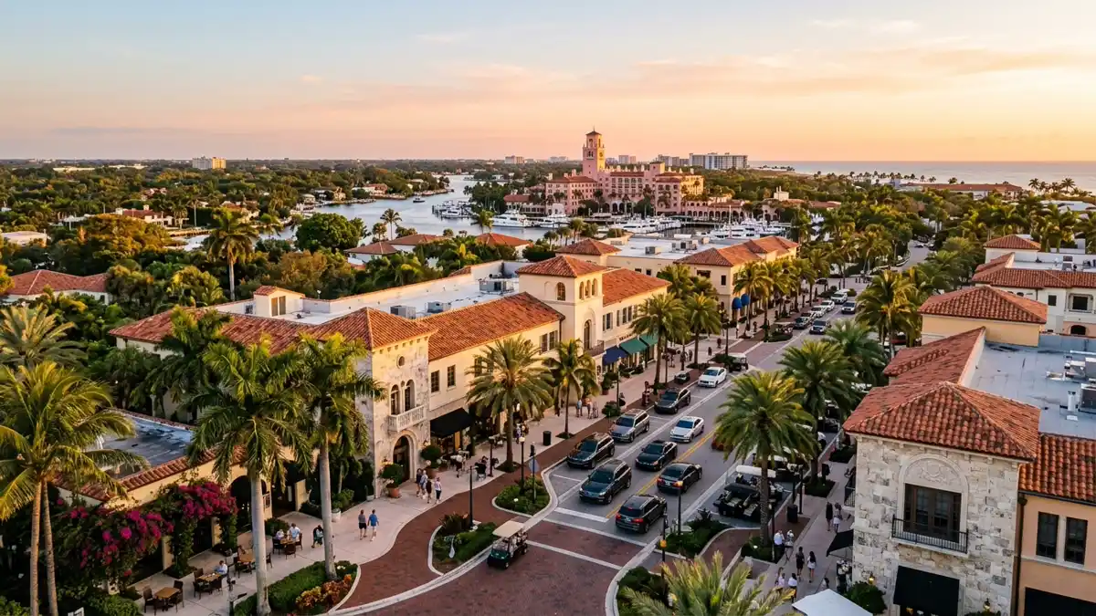 Public restroom locations mapped in Boca Raton, Florida — 45 facilities across zip codes 33431, 33432, 33433
