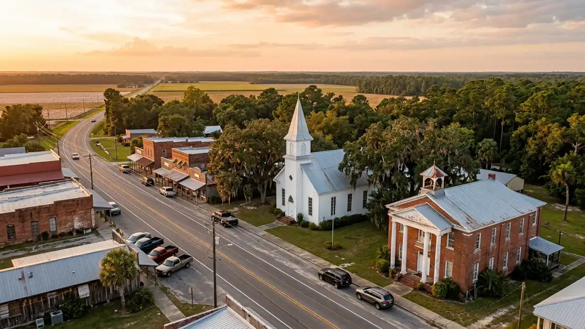 Public restroom locations mapped in Campbellton, Florida — 4 facilities across zip codes 32431