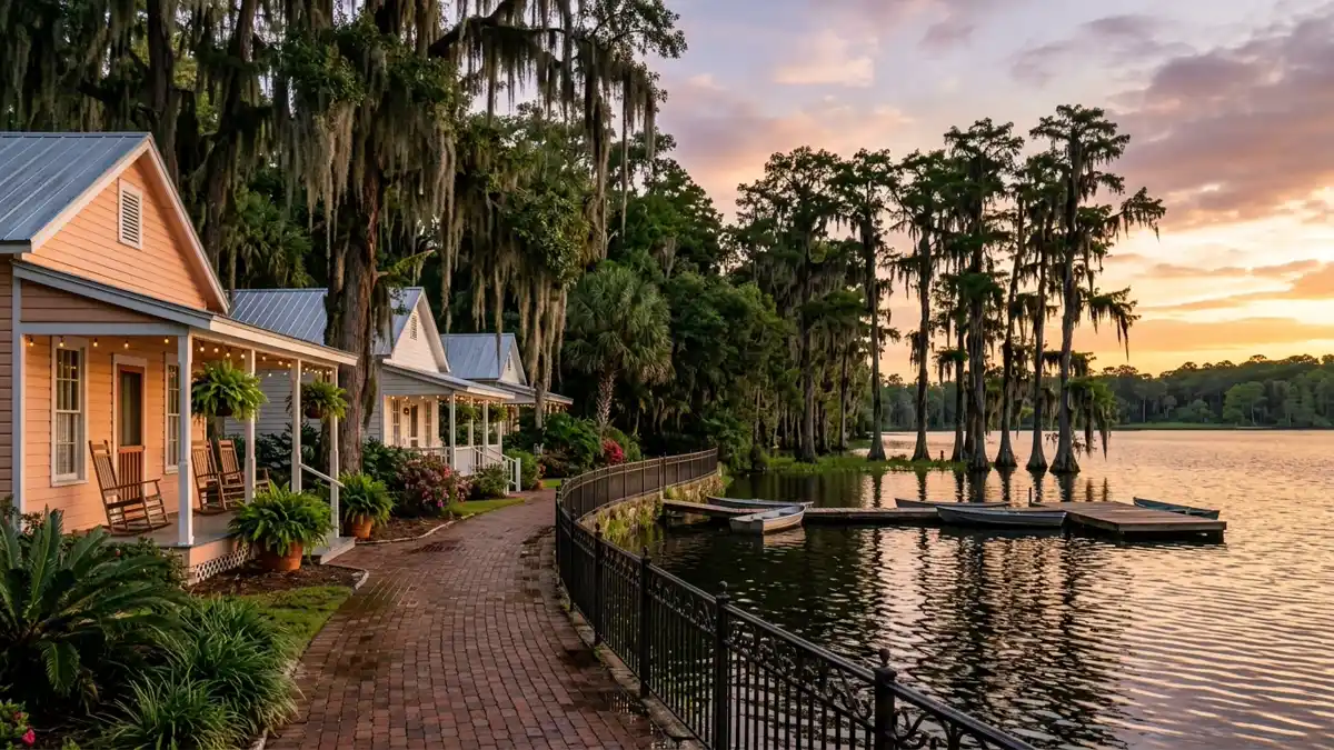 Public restroom locations mapped in Cypress Gardens, Florida — 4 facilities across zip codes 33884