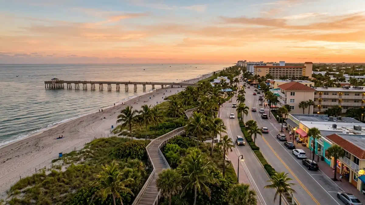 Public restroom locations mapped in Deerfield Beach, Florida — 24 facilities across zip codes 33341, 33441