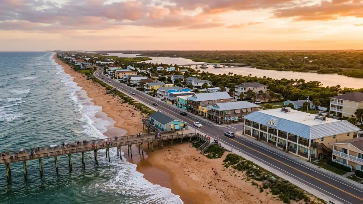 Public restroom locations mapped in Flagler County, Florida — 6 facilities across zip codes 32137