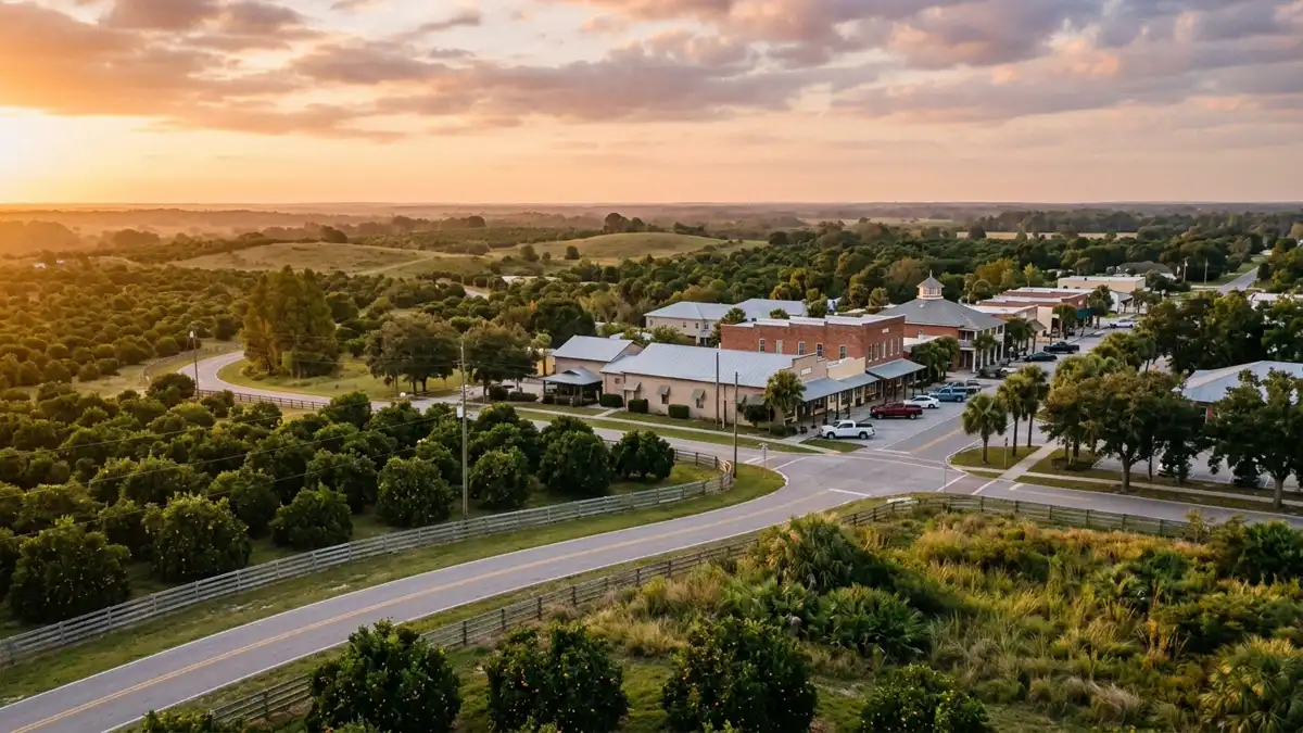 Public restroom locations mapped in Groveland, Florida — 4 facilities across zip codes 34736