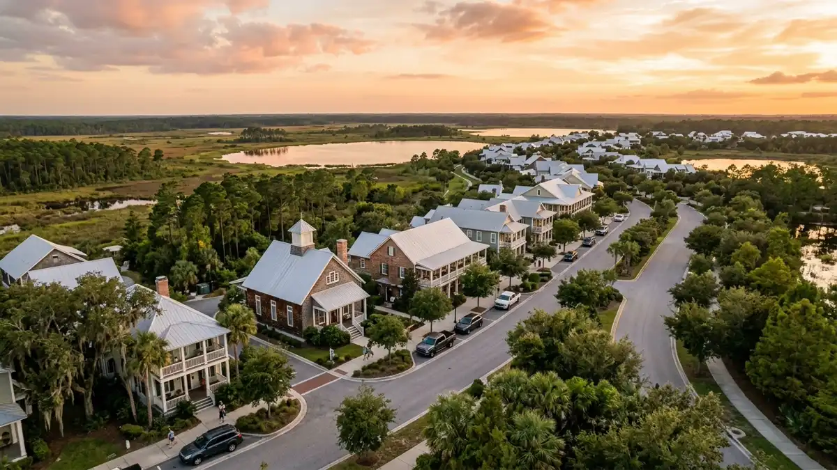 Public restroom locations mapped in Harmony, Florida — 11 facilities across the city