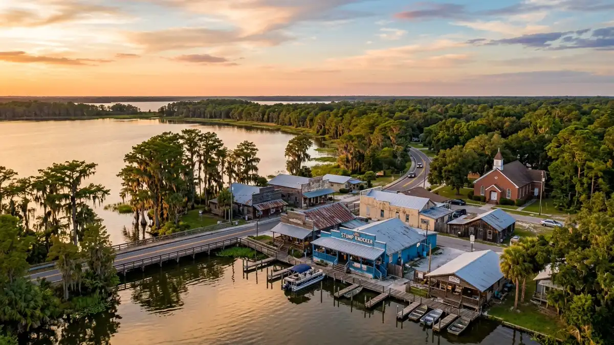 Public restroom locations mapped in Hernando, Florida — 6 facilities across zip codes 34442