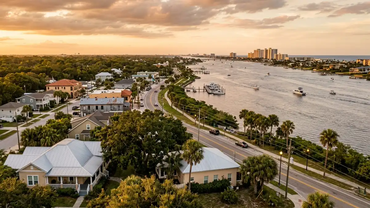 Public restroom locations mapped in Holly Hill, Florida — 4 facilities across zip codes 32115