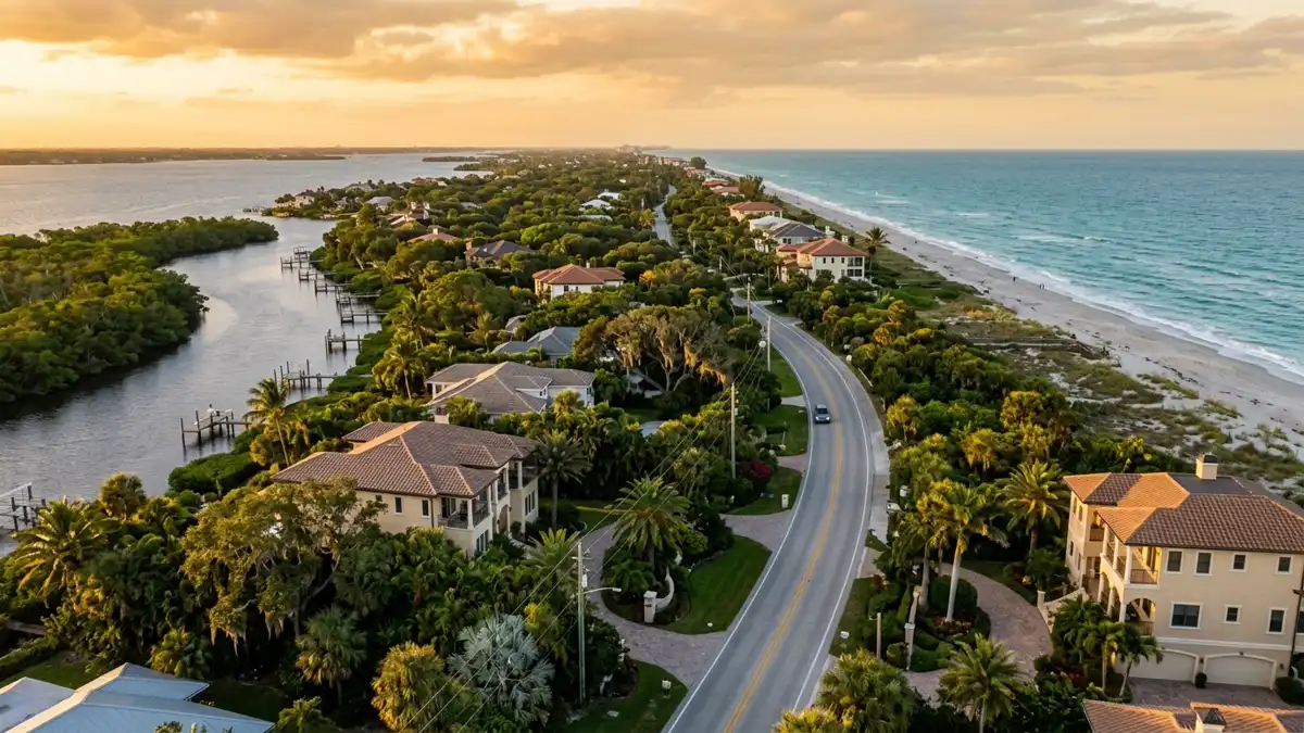 Public restroom locations mapped in Indian River Shores, Florida — 12 facilities across zip codes 32963