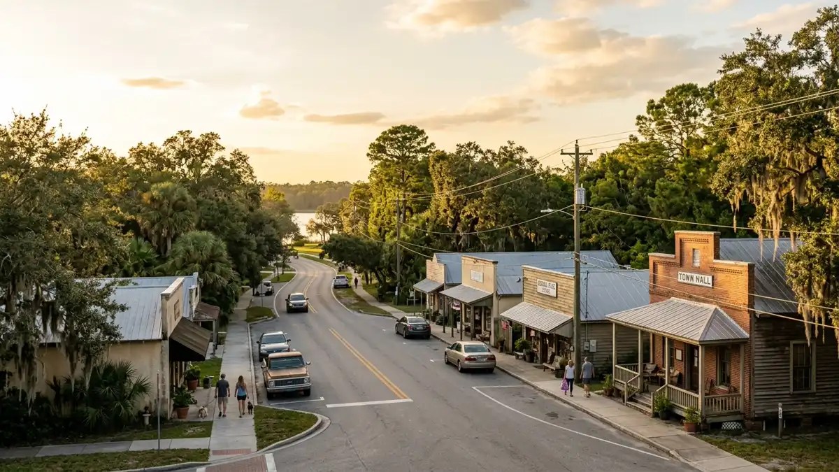Public restroom locations mapped in Interlachen, Florida — 4 facilities across zip codes 32148