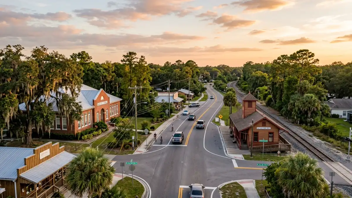Public restroom locations mapped in Lutz, Florida — 5 facilities across zip codes 33548, 33559