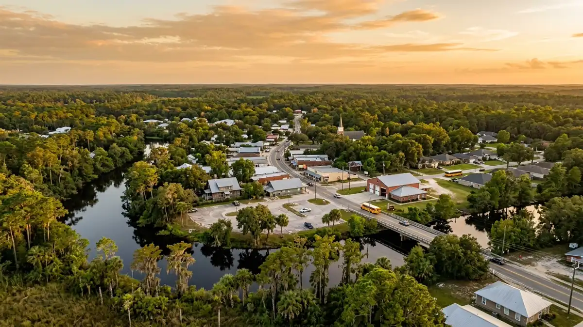 Public restroom locations mapped in Middleburg, Florida — 10 facilities across zip codes 32065, 32068, 32234