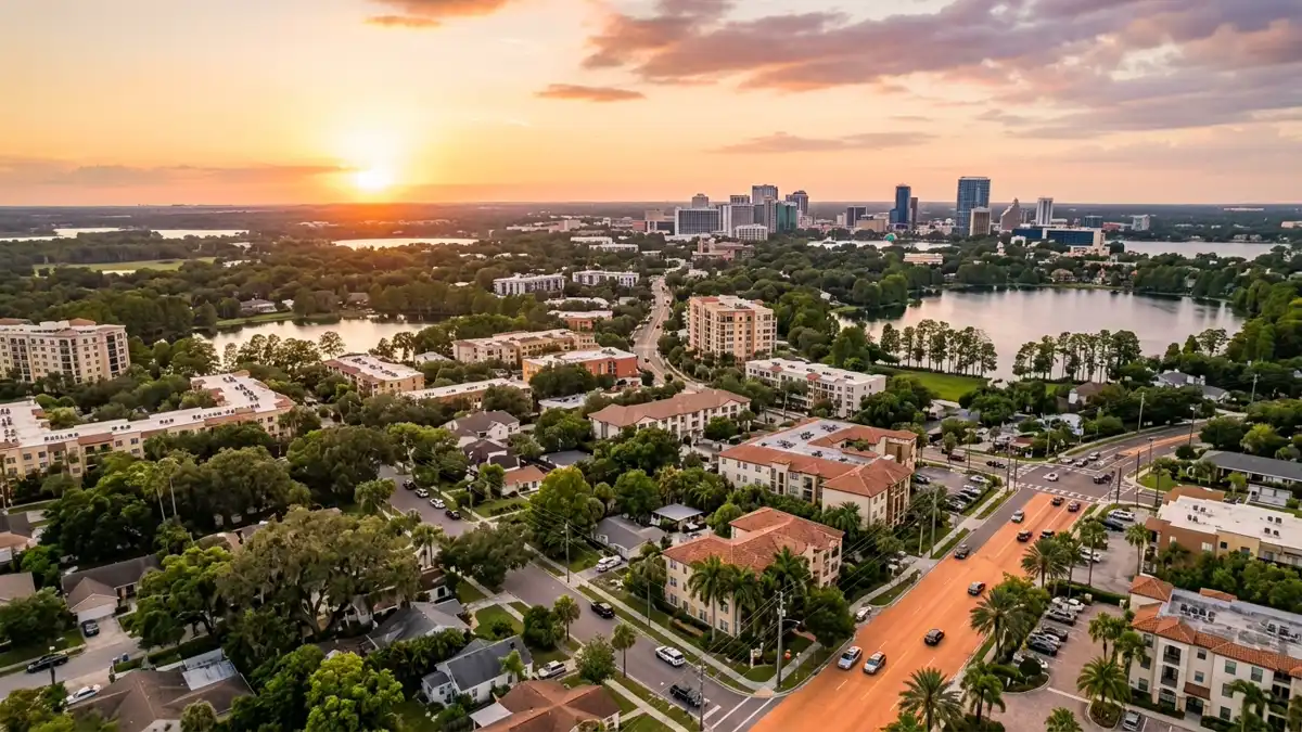 Public restroom locations mapped in Orange County, Florida — 192 facilities across zip codes 32819, 32821, 32828