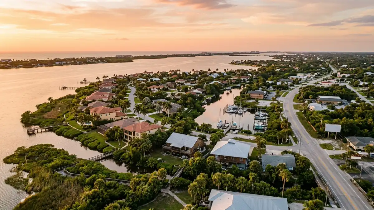 Public restroom locations mapped in Palm Bay, Florida — 15 facilities across zip codes 32905, 32909