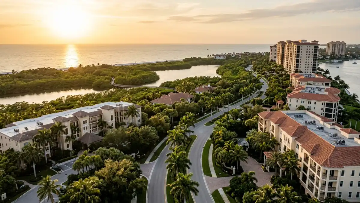Public restroom locations mapped in Pelican Bay, Florida — 3 facilities across zip codes 34108, 34801