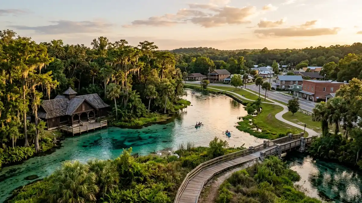 Public restroom locations mapped in Rainbow Springs, Florida — 1 facility across zip codes 34432