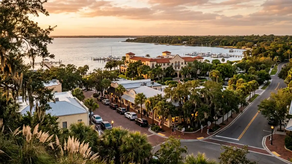 Public restroom locations mapped in Safety Harbor, Florida — 15 facilities across zip codes 34695