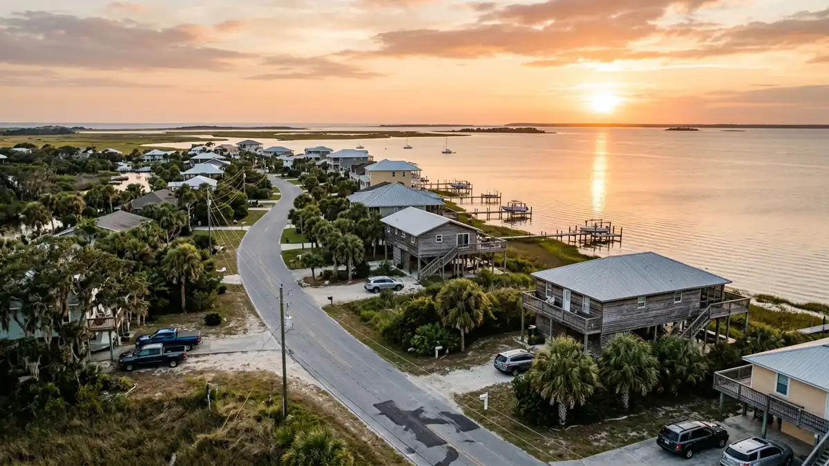 Public restroom locations mapped in Shell Point, Florida — 8 facilities across zip codes 32327