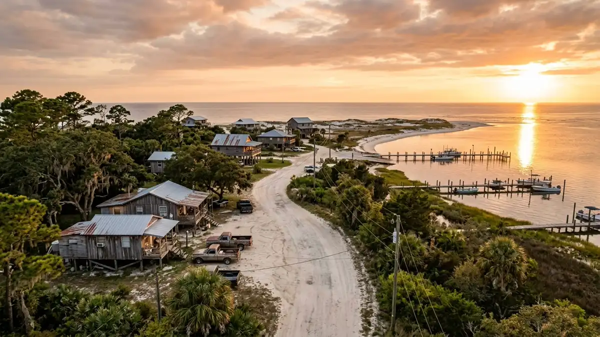 Public restroom locations mapped in Shired Island, Florida — 2 facilities across the city