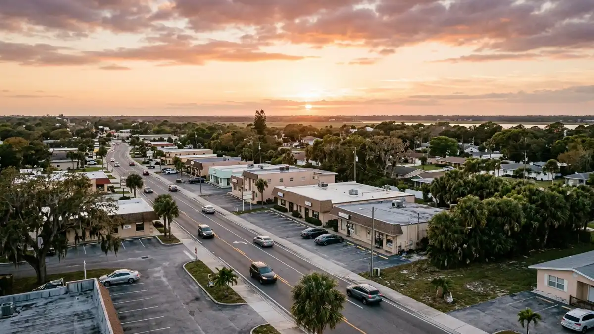 Public restroom locations mapped in South Daytona, Florida — 9 facilities across zip codes 32119