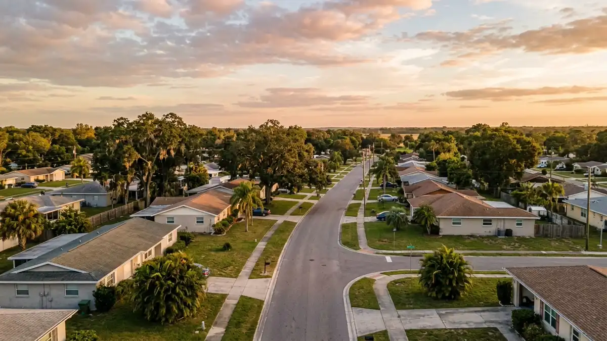 Public restroom locations mapped in Tangelo Park, Florida — 19 facilities across zip codes 32819