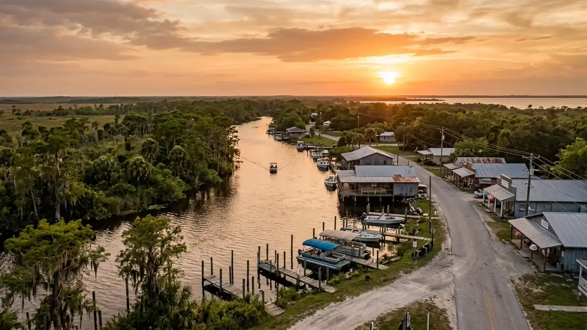Public restroom locations mapped in Taylor Creek, Florida — 5 facilities across zip codes 34974