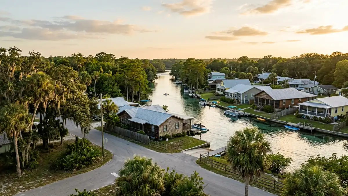 Public restroom locations mapped in Weeki Wachee Gardens, Florida — 9 facilities across zip codes 34607