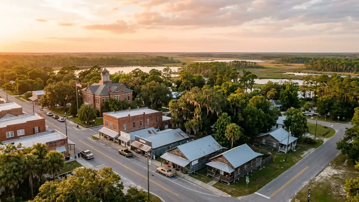 Public restroom locations mapped in Wewahitchka, Florida — 1 facility across the city