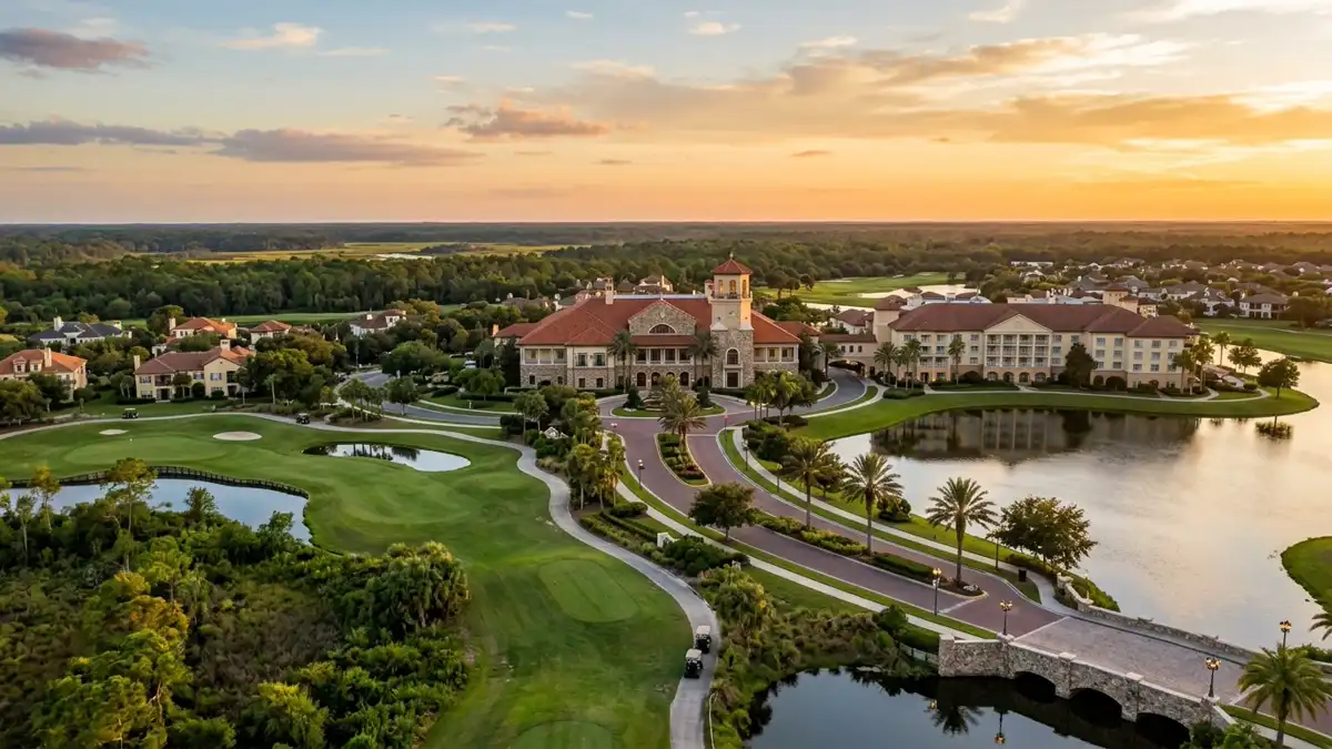 Public restroom locations mapped in World Golf Village, Florida — 7 facilities across zip codes 32085, 32092