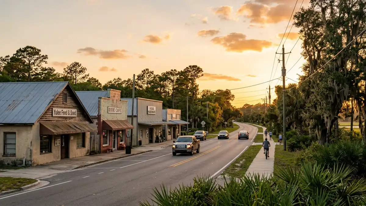 Public restroom locations mapped in Yulee, Florida — 1 facility across zip codes 32097