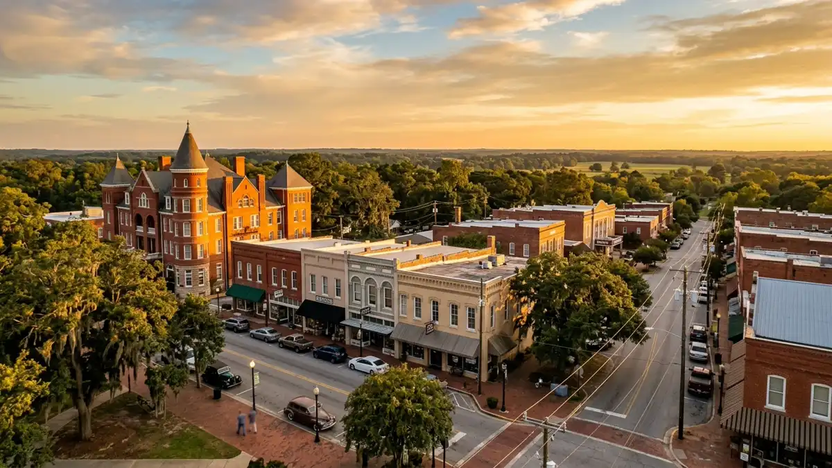 Public restroom locations mapped in Americus, Georgia — 1 facility across zip codes 31709