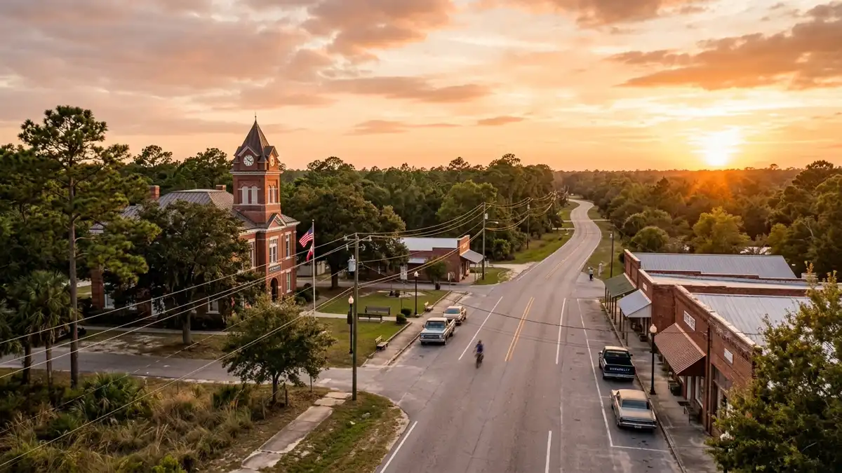 Public restroom locations mapped in Brantley County, Georgia — 2 facilities across the city