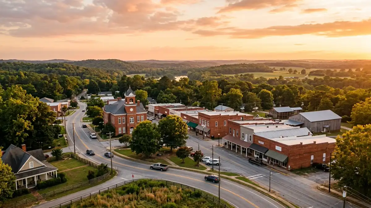 Public restroom locations mapped in Butts County, Georgia — 1 facility across the city