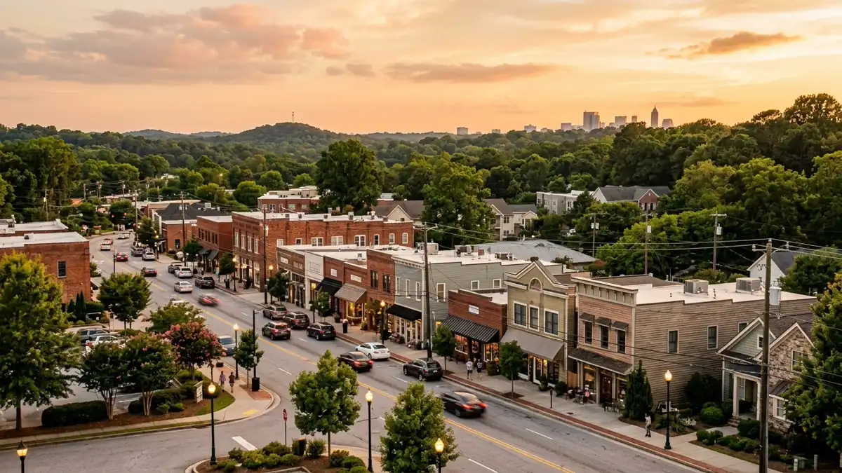 Public restroom locations mapped in Chamblee, Georgia — 5 facilities across zip codes 30345