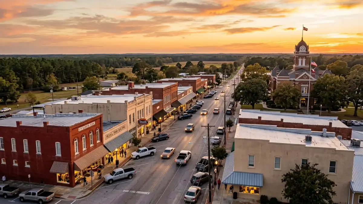 Public restroom locations mapped in Douglas, Georgia — 8 facilities across zip codes 31533