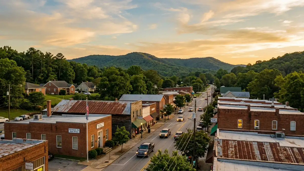 Public restroom locations mapped in Fairmount, Georgia — 4 facilities across zip codes 30139