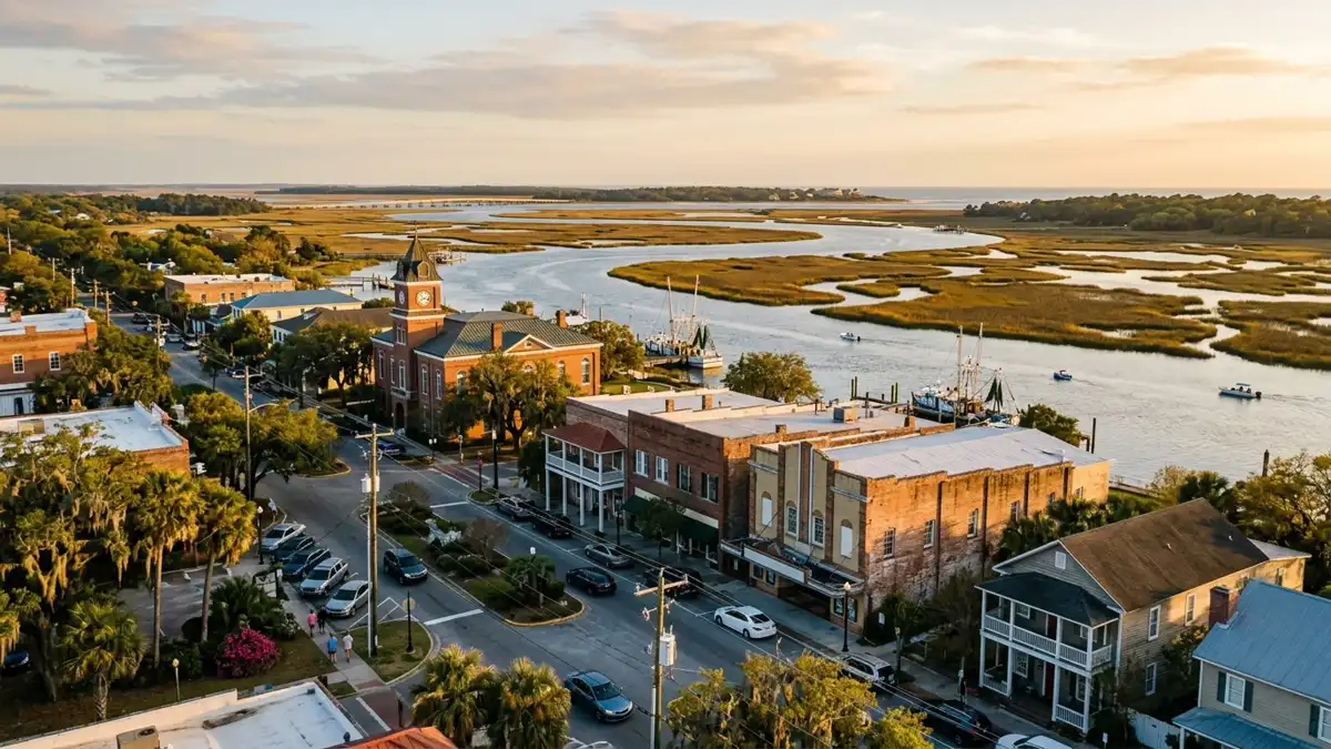 Public restroom locations mapped in Glynn County, Georgia — 25 facilities across zip codes 31523, 31525, 31527