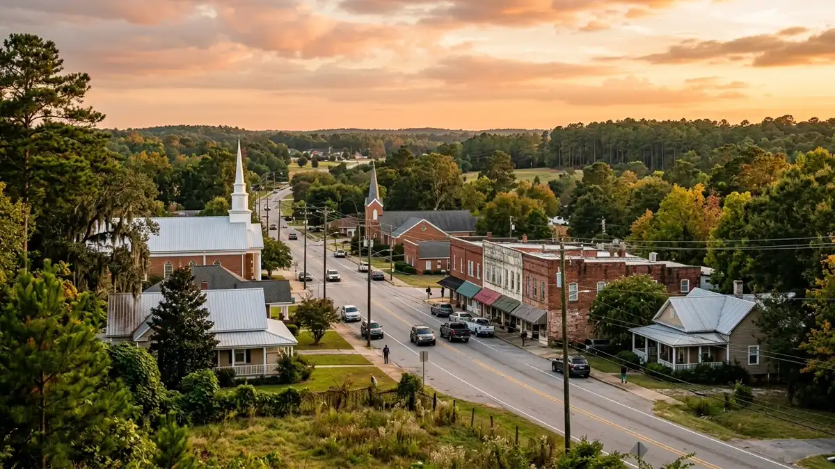 Public restroom locations mapped in Grovetown, Georgia — 5 facilities across zip codes 30913