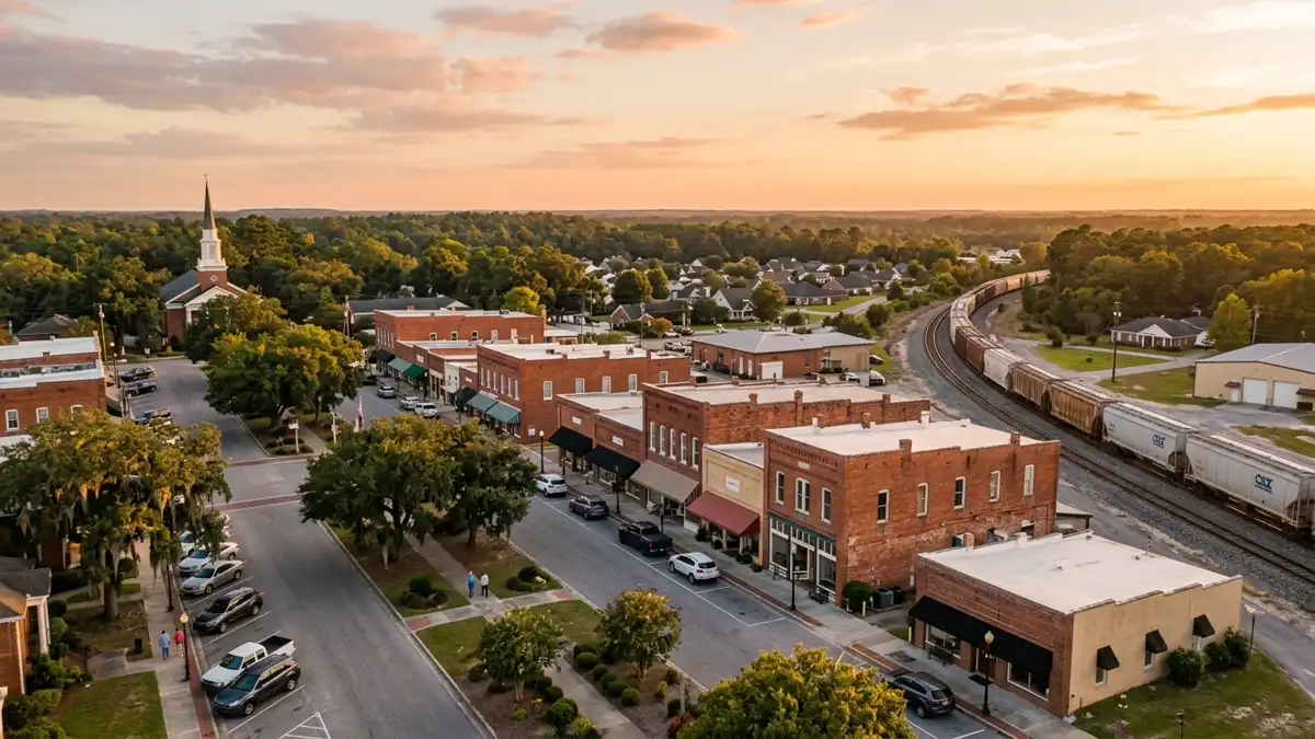 Public restroom locations mapped in Jesup, Georgia — 1 facility across zip codes 31545