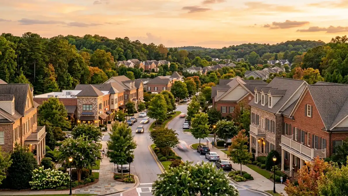 Public restroom locations mapped in Johns Creek, Georgia — 7 facilities across zip codes 30022, 30095, 30097
