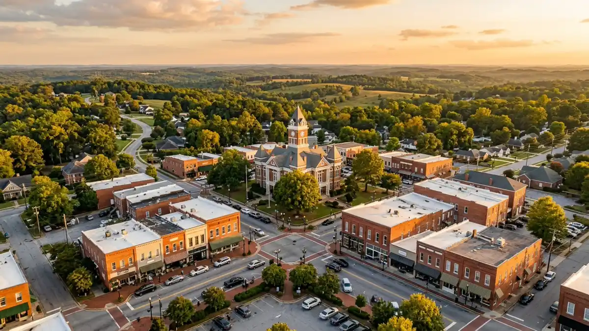 Public restroom locations mapped in Mcdonough, Georgia — 21 facilities across zip codes 30252, 30253, 30353